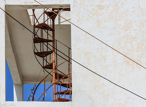 Escalier rouillé