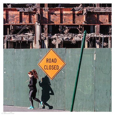 Road closed