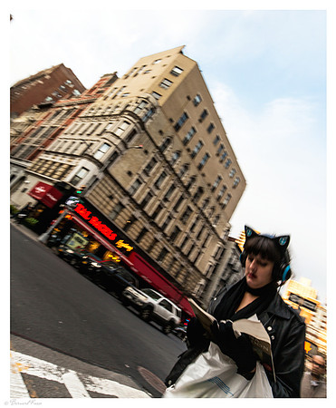 Lectrice de rue